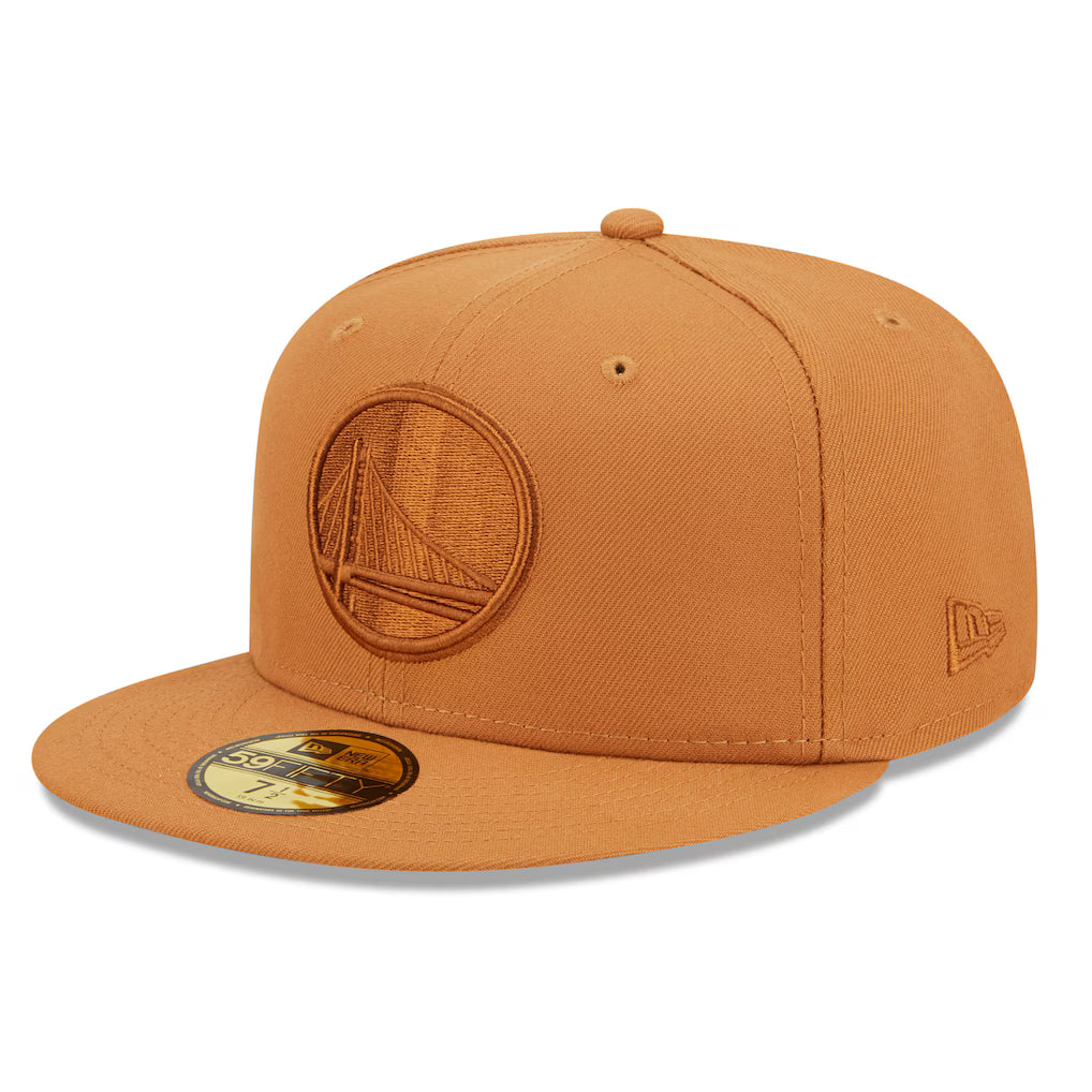 New Era Golden State Warriors Tonal Color Pack 59FIFTY Fitted Hat-Bronze