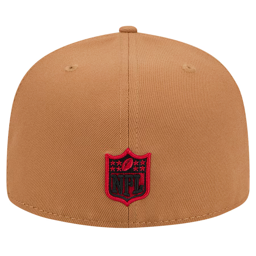 New Era San Francisco 49ers Color Pack Side Patch 59FIFTY Fitted Hat-Brown