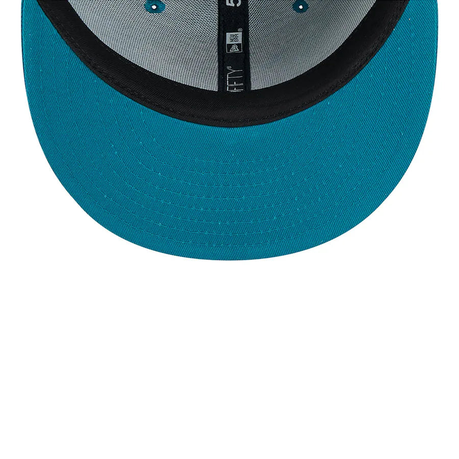 New Era Men's Jacksonville Jaguars Teal Sideline 59FIFTY Fitted Hat