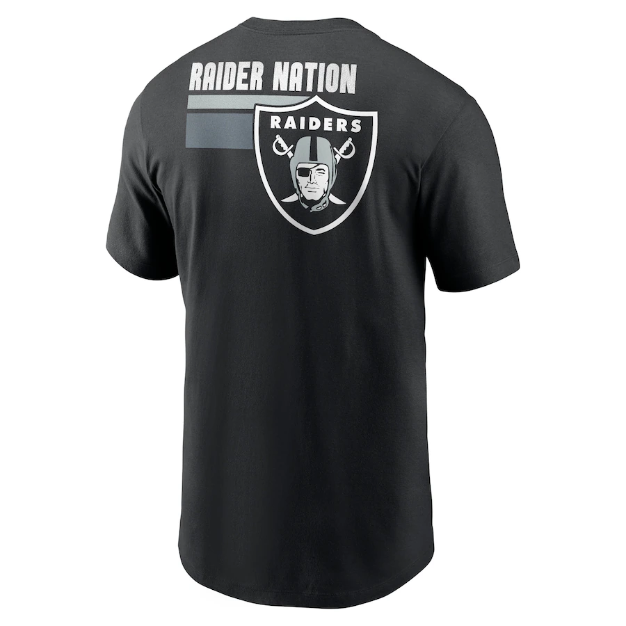 Nike Men's Las Vegas Raiders Blitz T-Shirt-Black