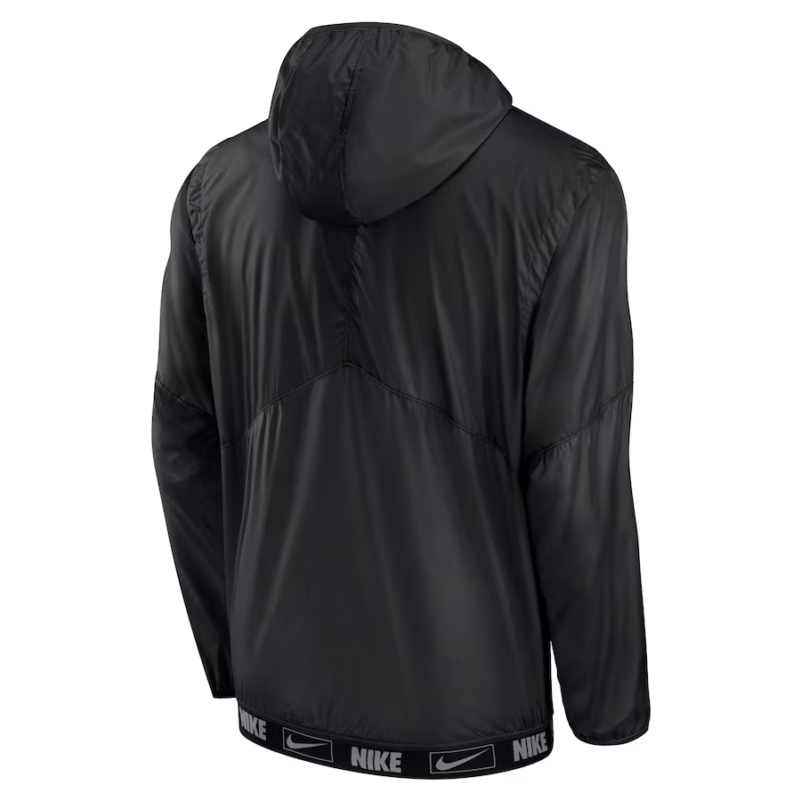 Nike Men's San Francisco Giants Authentic Night Game Performance Half-Zip Windbreaker - Black