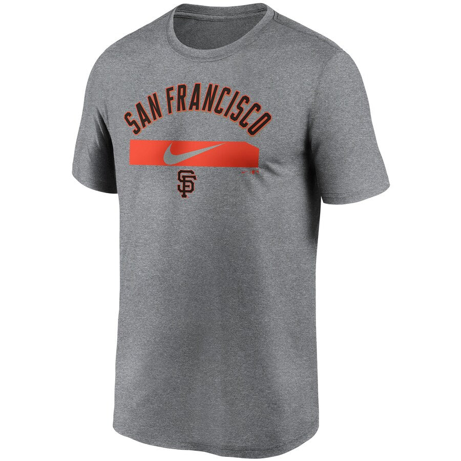 Nike Men's San Francisco Giants City Legend Practice Performance T-Shirt-Gray