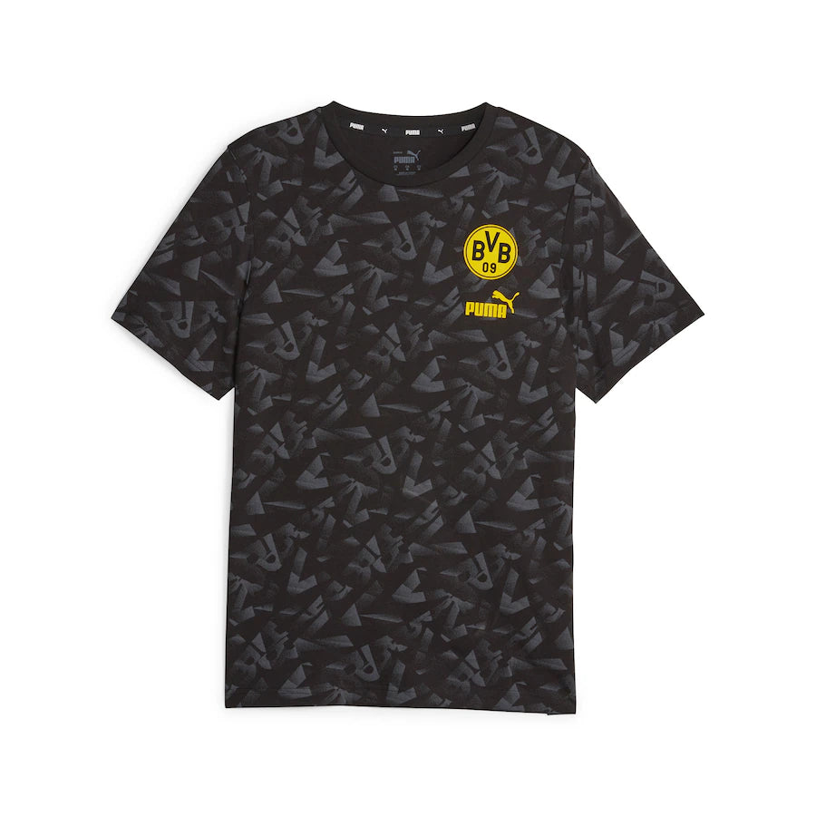 PUMA Borussia Dortmund T-Shirt - Black