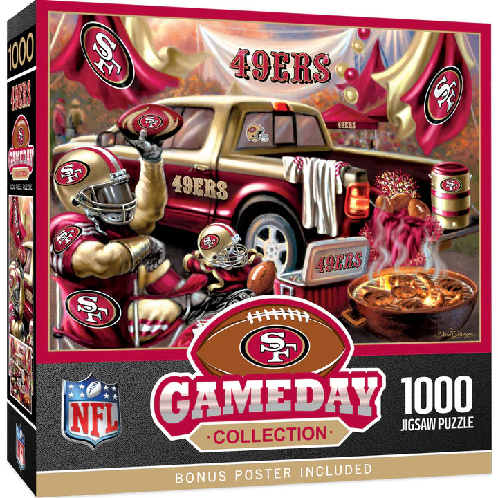 San Francisco 49ers Gameday 1000 Piece Jigsaw Puzzle