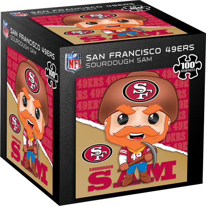 San Francisco 49ers Mascot 100 Piece Jigsaw Puzzle-Sourdough Sam