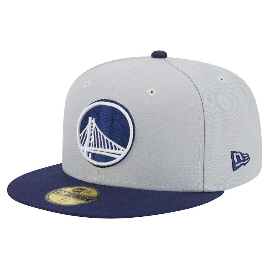 New Era Golden State Warriors 2-Tone Color Pack 59FIFTY Fitted Hat-Gray/Navy