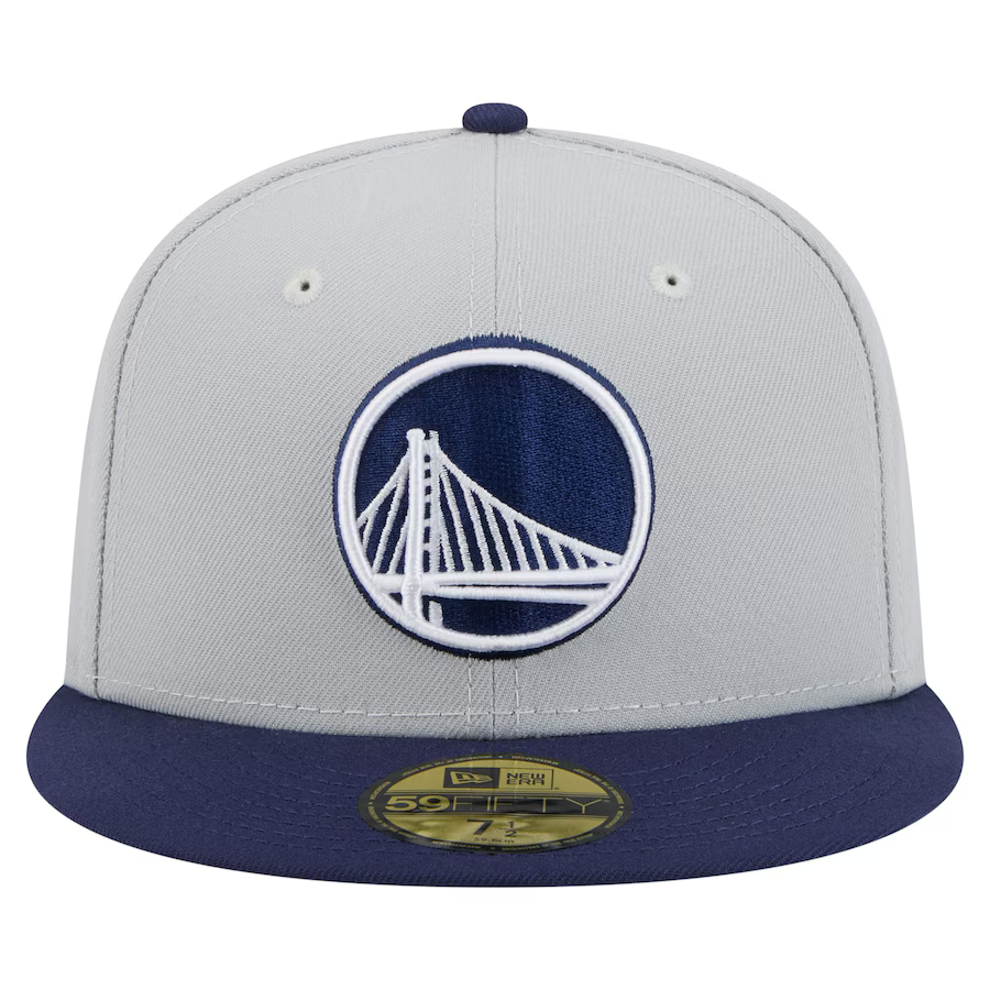 New Era Golden State Warriors 2-Tone Color Pack 59FIFTY Fitted Hat-Gray/Navy