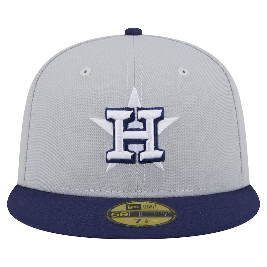 New Era Houston Astros 2-Tone Color Pack 59FIFTY Fitted Hat-Gray/Navy