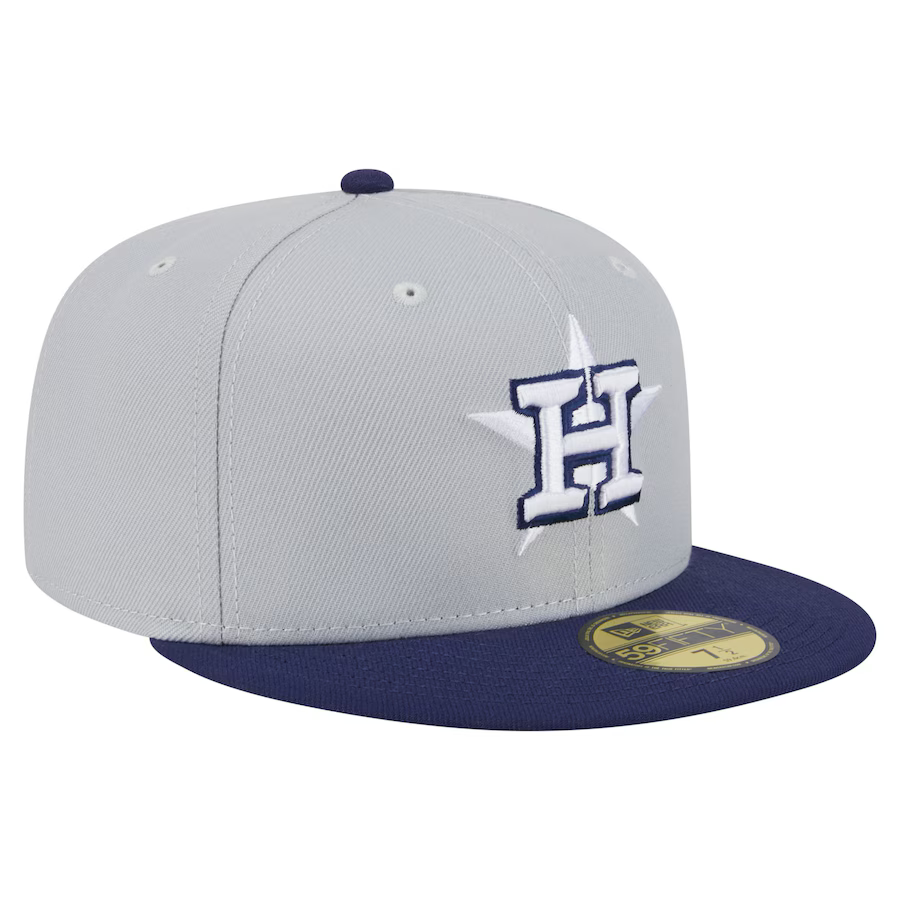 New Era Houston Astros 2-Tone Color Pack 59FIFTY Fitted Hat-Gray/Navy