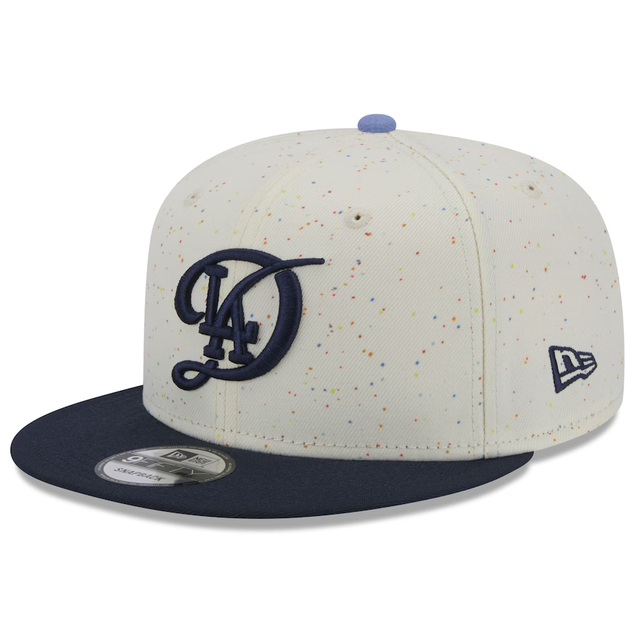 New Era Los Angeles Dodgers City Connect Alternate 59FIFTY Fitted Hat 2024 - Cream/Navy