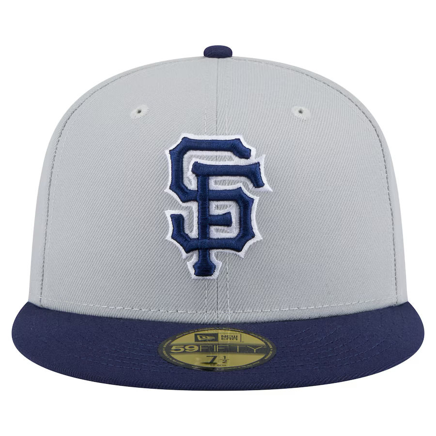 New Era San Francisco Giants 2-Tone Color Pack 59FIFTY Fitted Hat-Gray/Navy