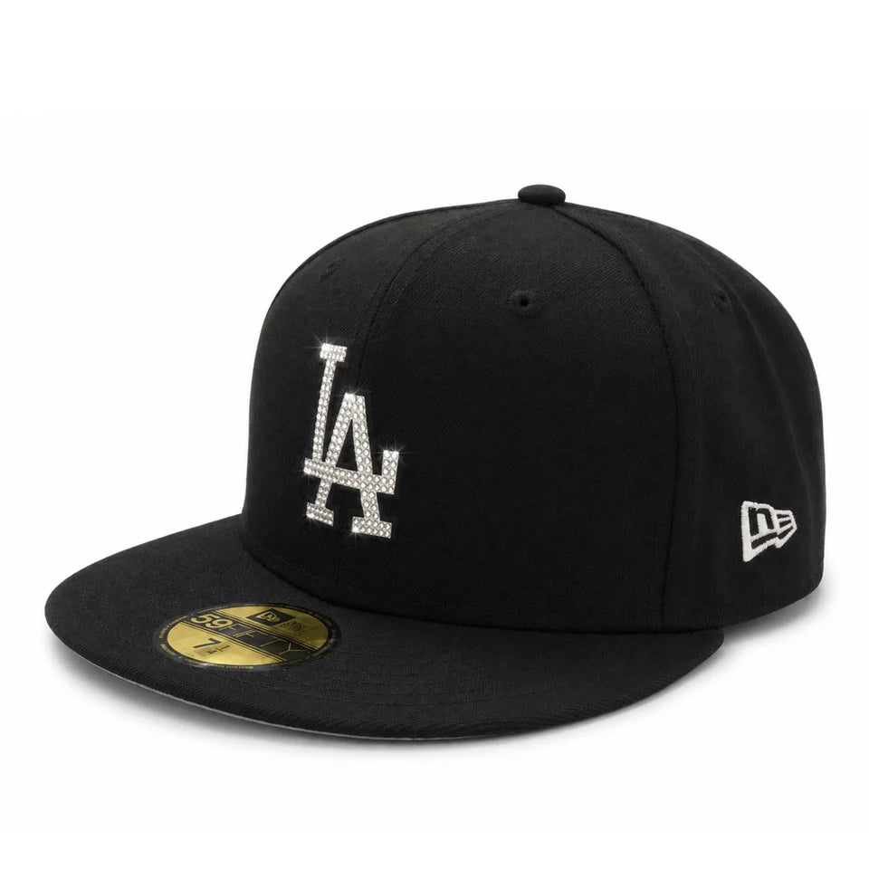 New Era Los Angeles Dodgers Rhinestone 59FIFTY Fitted Hat - Black