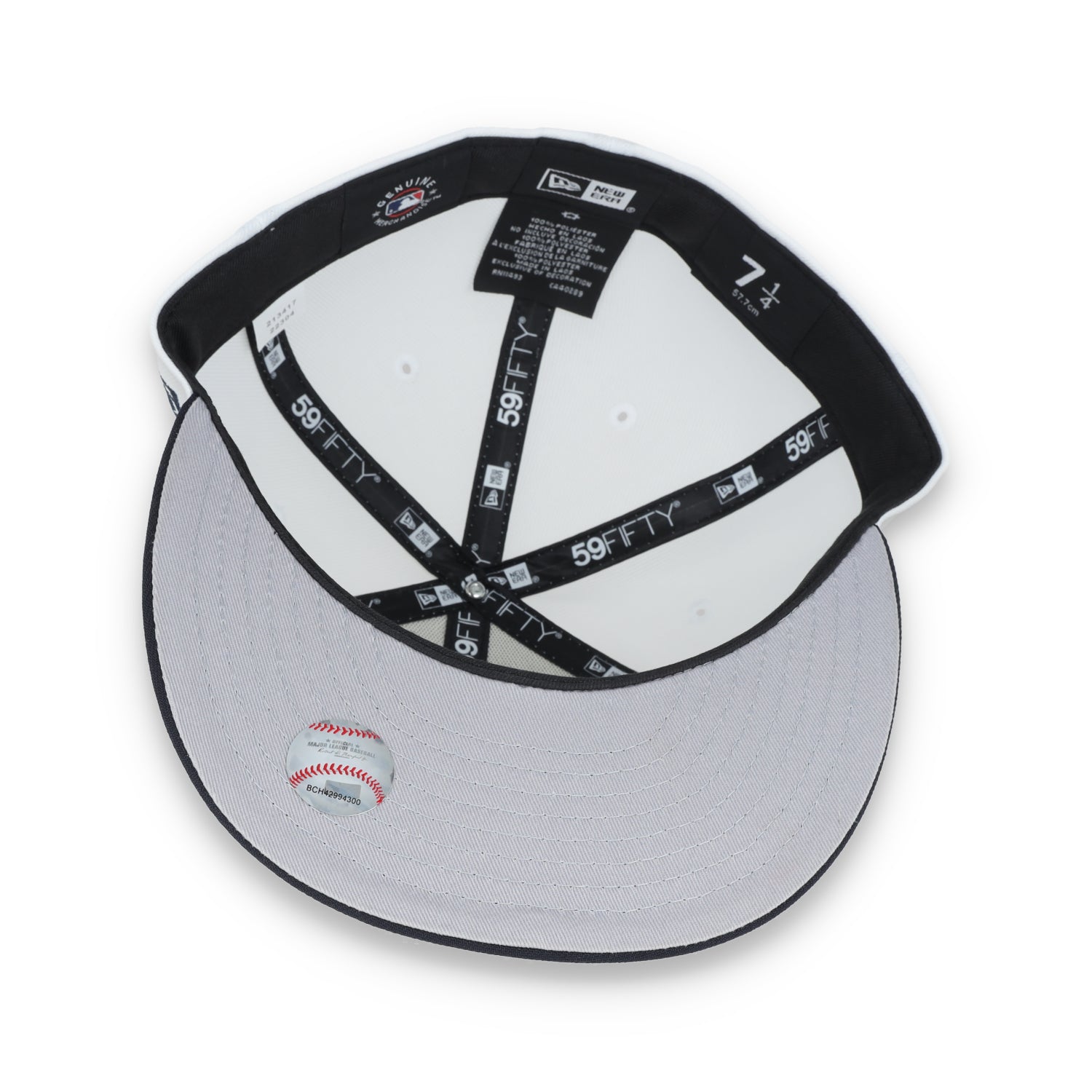 New Era New York Yankees State View E1 59FIFTY-White/Navy