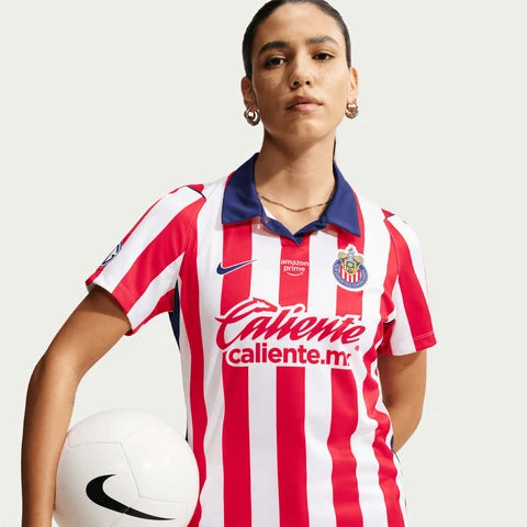 Nike Women's C.D. Guadalajara Stadium Home Dri-FIT Soccer Replica Jersey 26/27