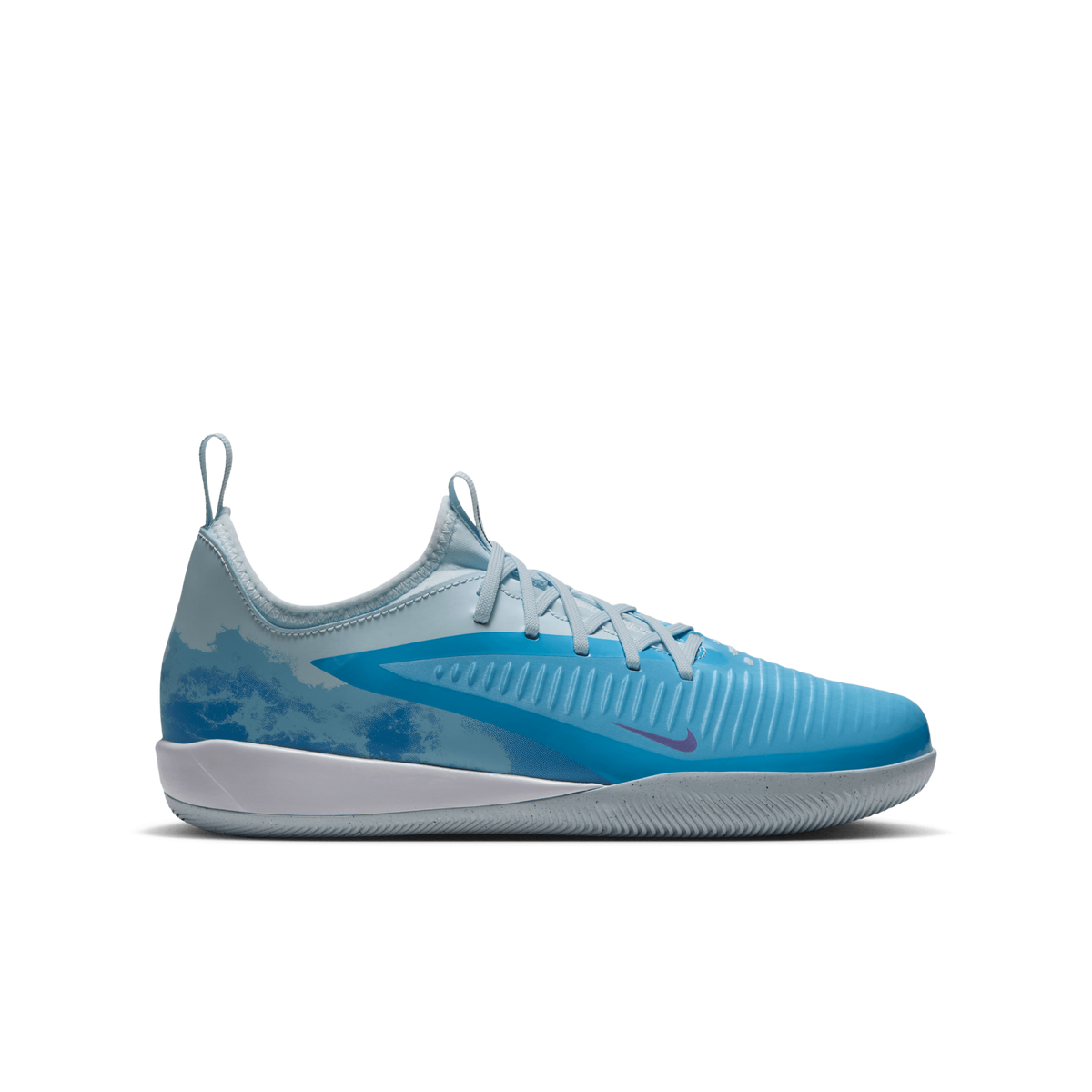 Nike Jr. Phantom 6 Low Academy Erling Haaland IC Baltic Blue right side