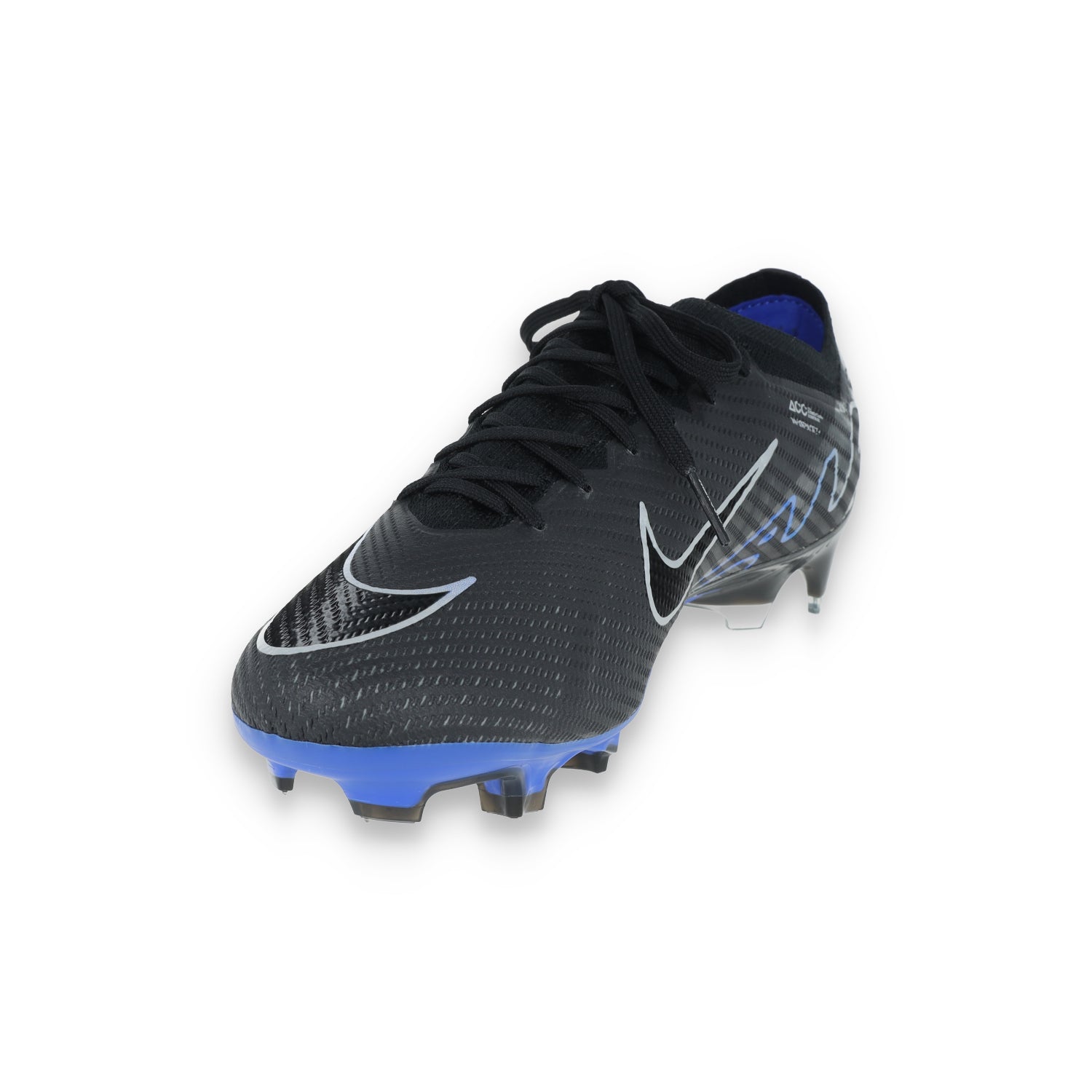 Nike Zoom Mercurial Vapor 15 Elite FG Firm Ground Soccer Cleats Black/blue