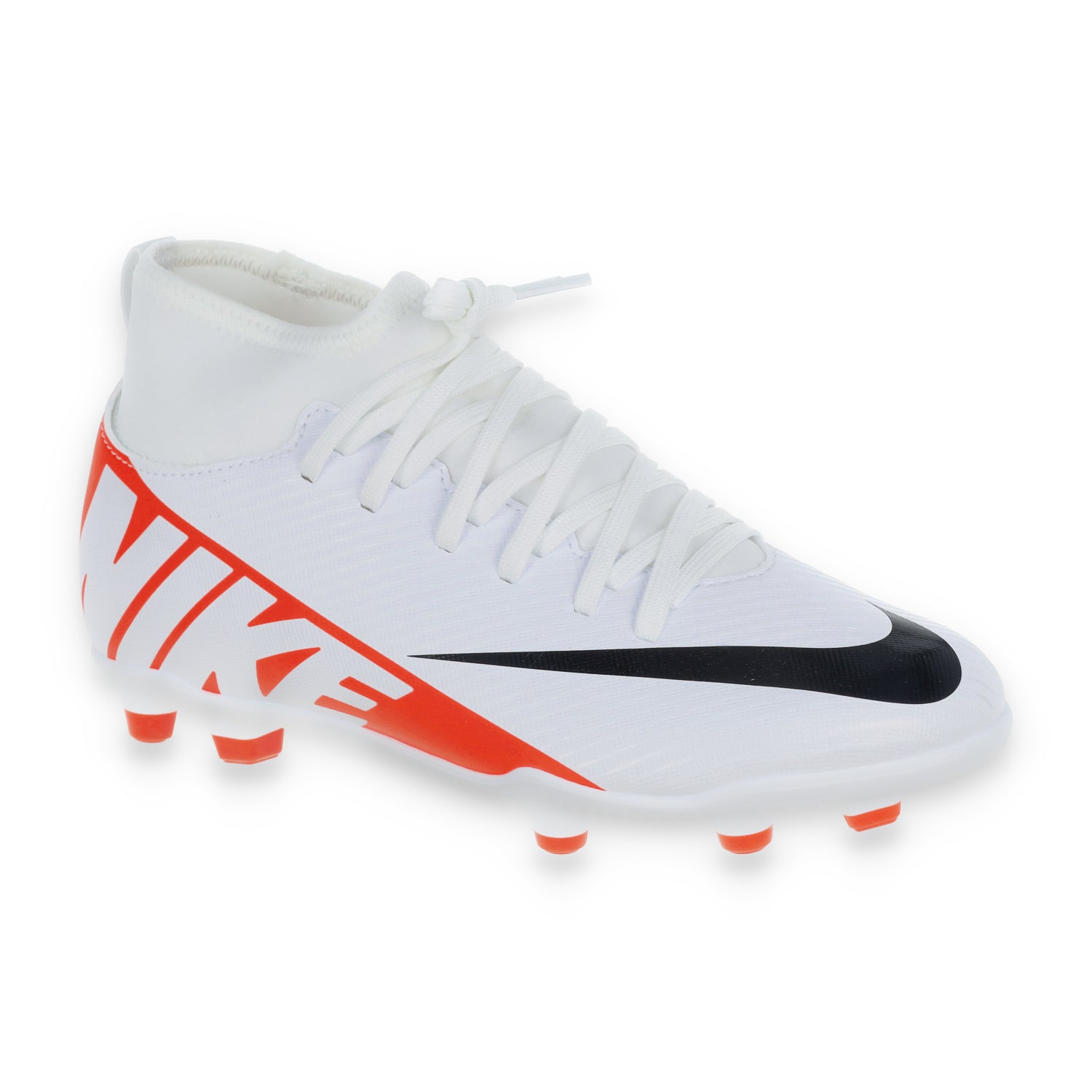 Nike Jr. Mercurial Superfly 9 Club FG/MG-Bright Crimson/White-Black