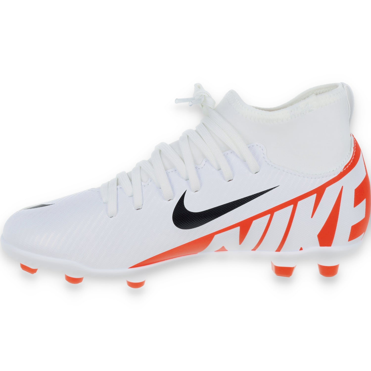 Nike Jr. Mercurial Superfly 9 Club FG/MG-Bright Crimson/White-Black