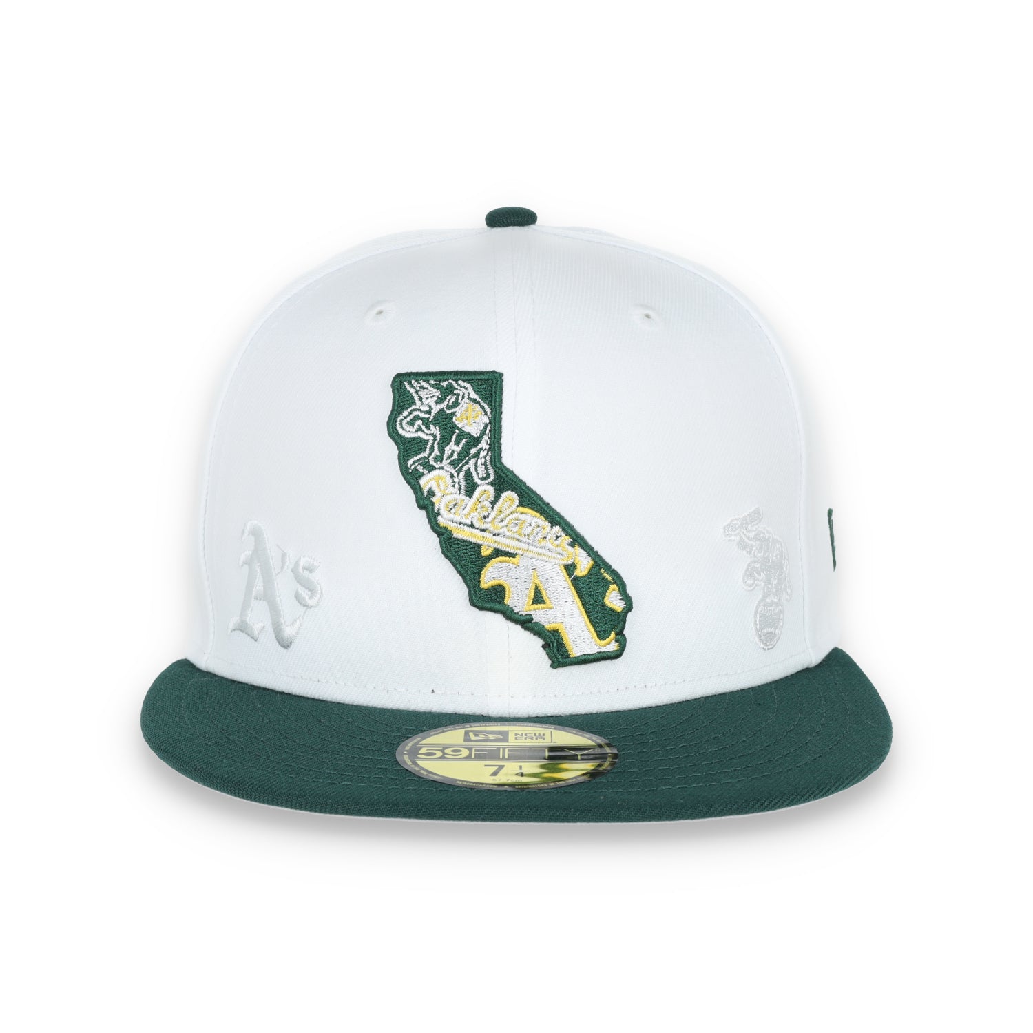 New Era Oakland Athletics State View E1 59FIFTY-White/Green