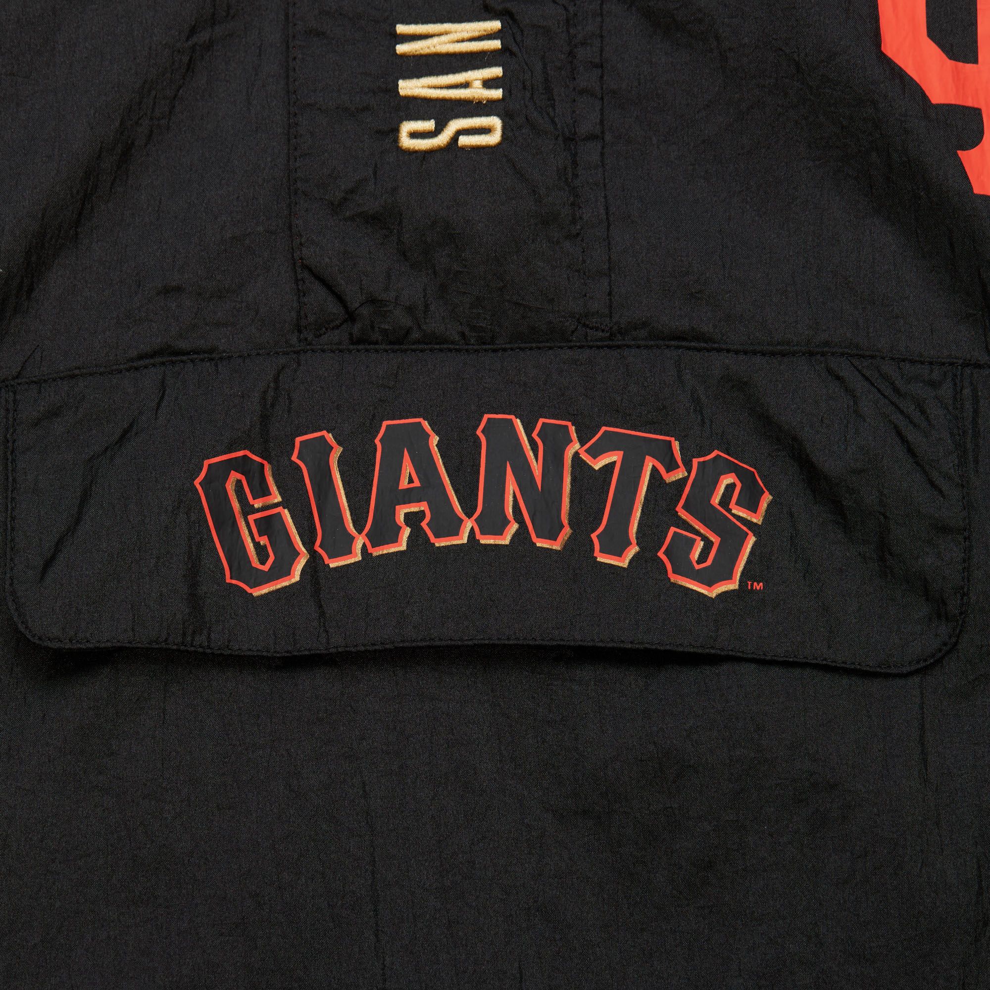 Mitchell & Ness Men's San Francisco Giants Team OG 2.0 Anorak Windbreaker Vintage Logo Jacket