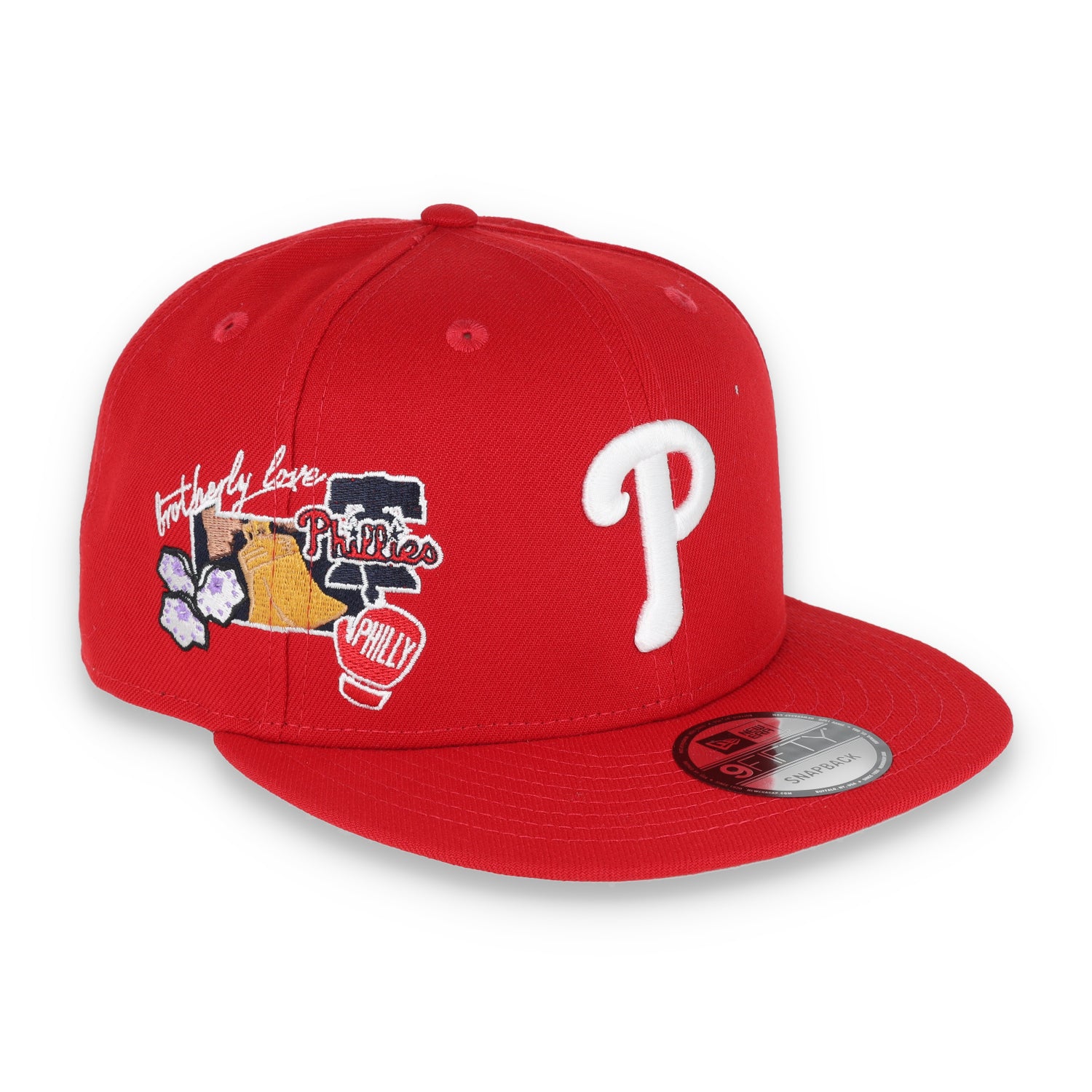 New Era Philadelphia Phillies Icon E1 9Fifty Snapback Hat-Red