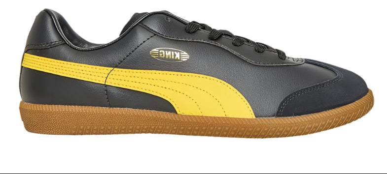 Puma King 21 IT-Black/Pele Yellow