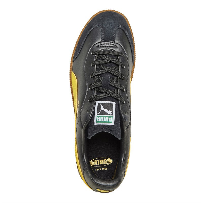 Puma King 21 IT-Black/Pele Yellow