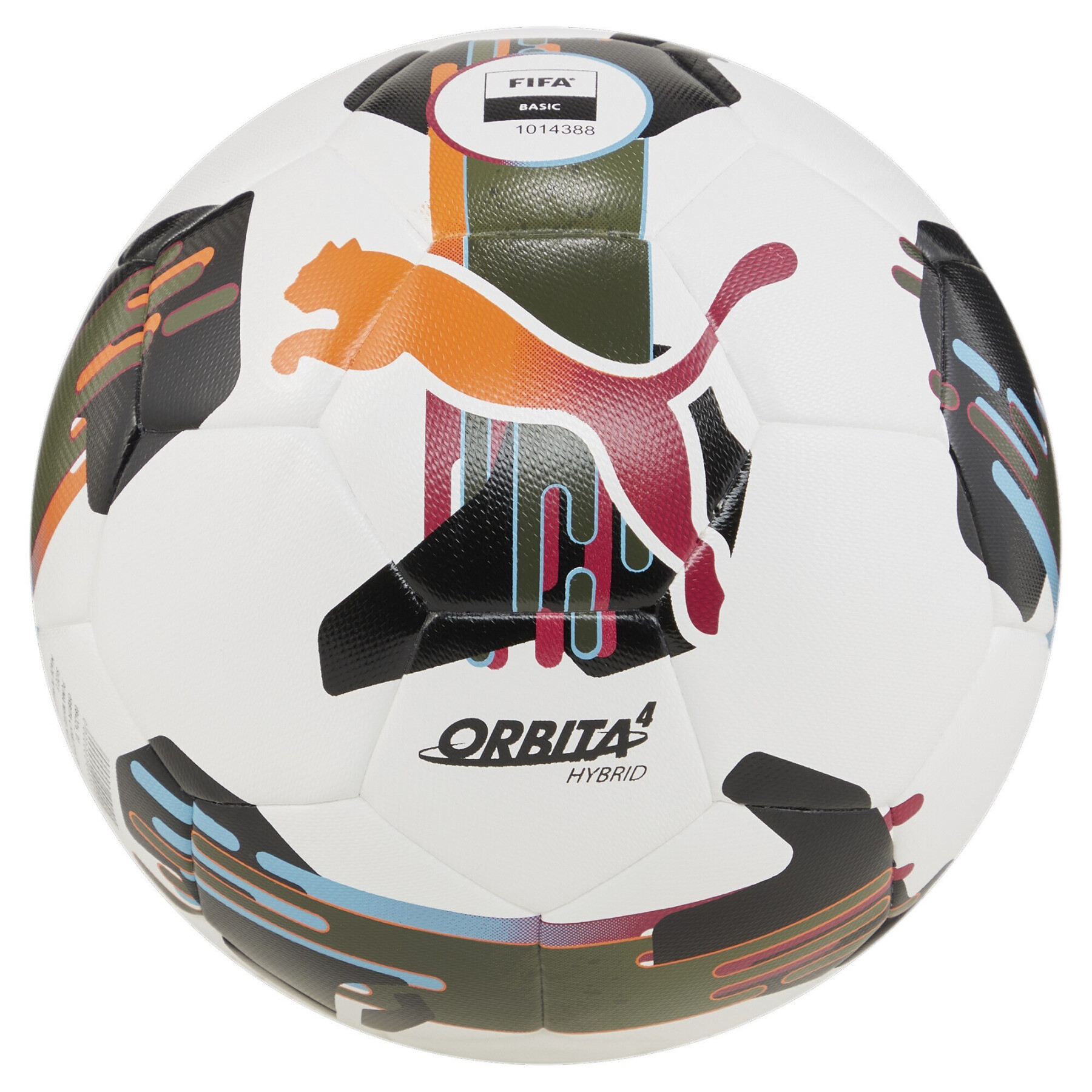 Puma Orbita 4 Soccer Ball - White/Multi Color