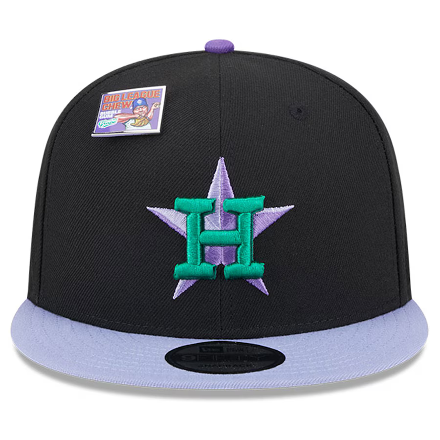 New Era Houston Astros Grape Big League Chew Flavor Pack 9FIFTY Snapback Hat