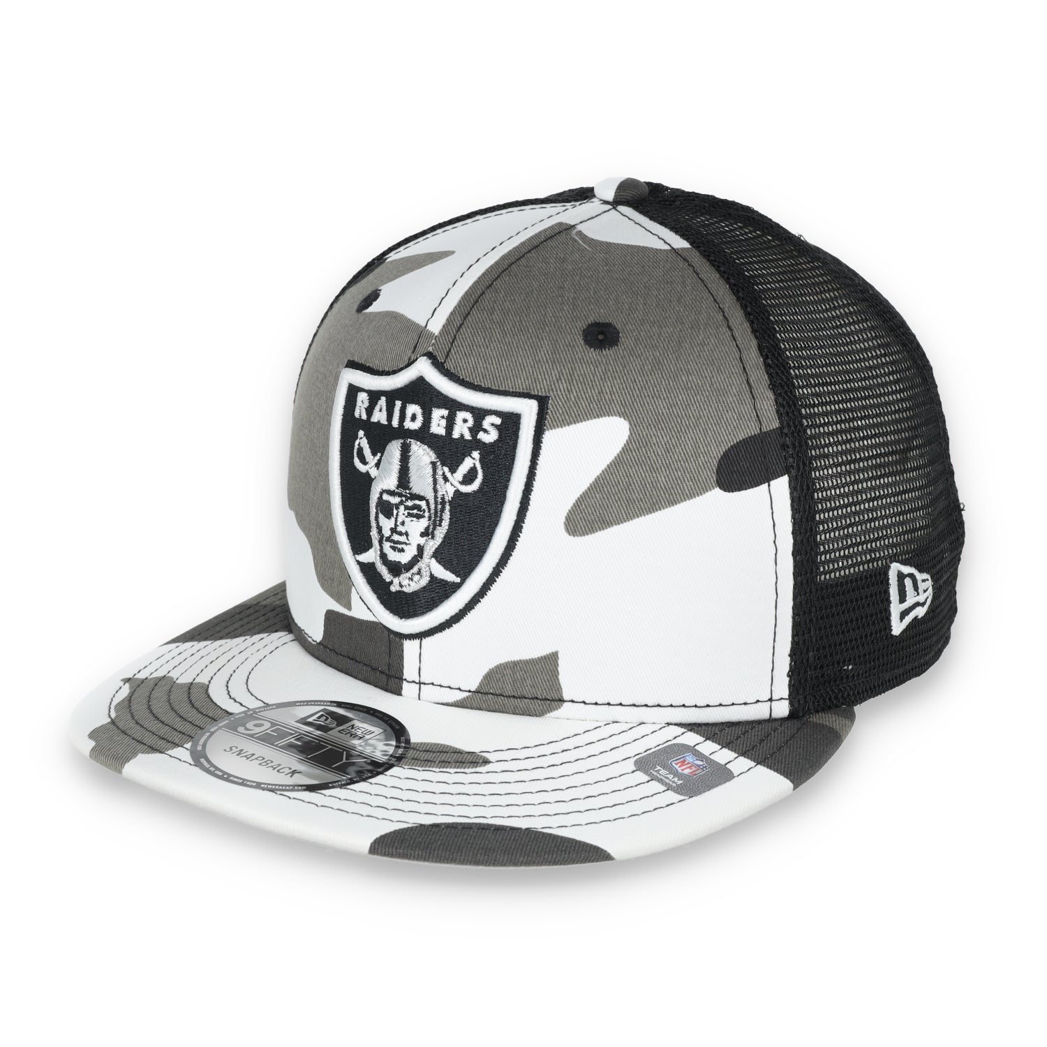 New Era Las Vegas Raiders 9FIFTY Camo Mesh Snapback