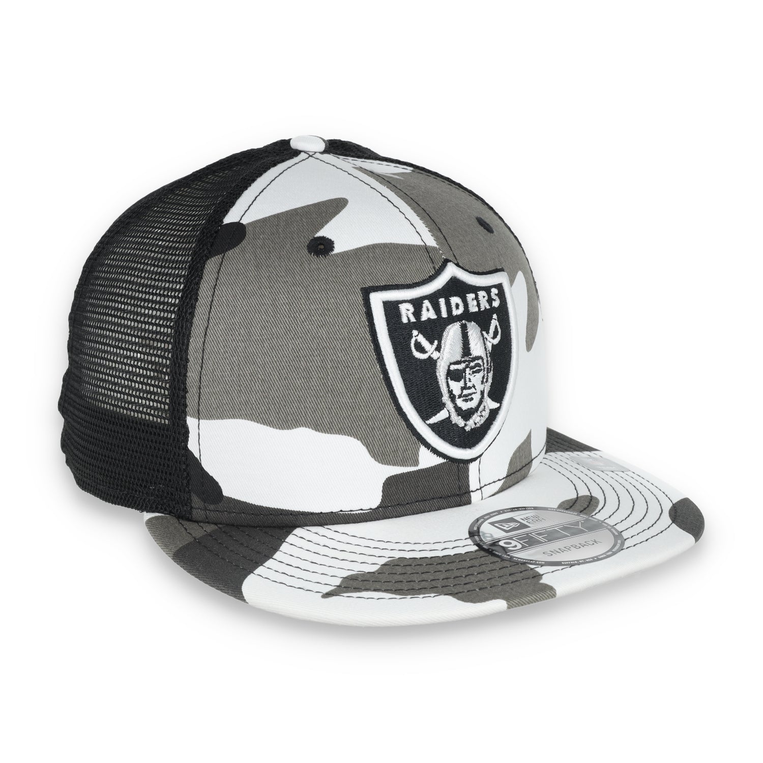 New Era Las Vegas Raiders 9FIFTY Camo Mesh Snapback