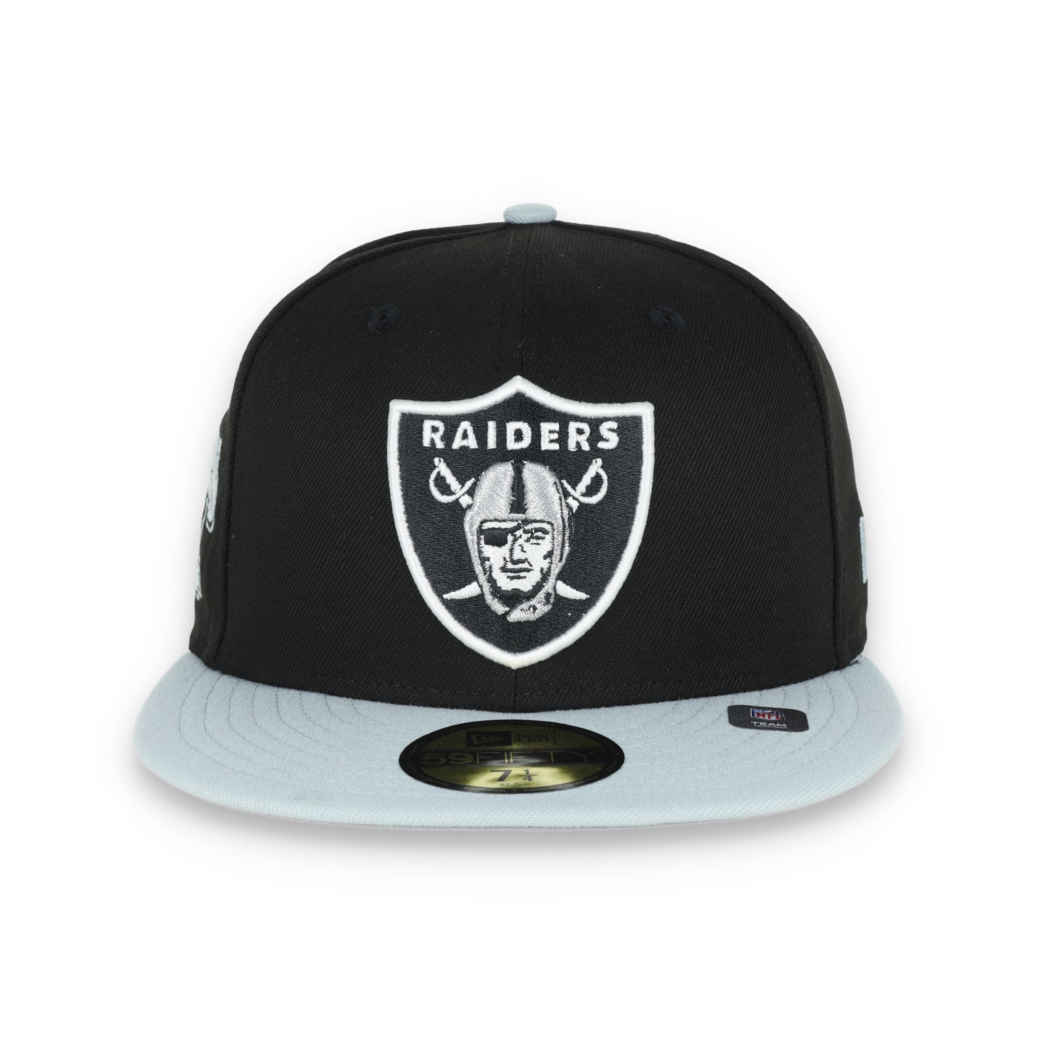 New Era Las Vegas raiders AFC West 59FIFTY Fitted Hat-Black/Grey