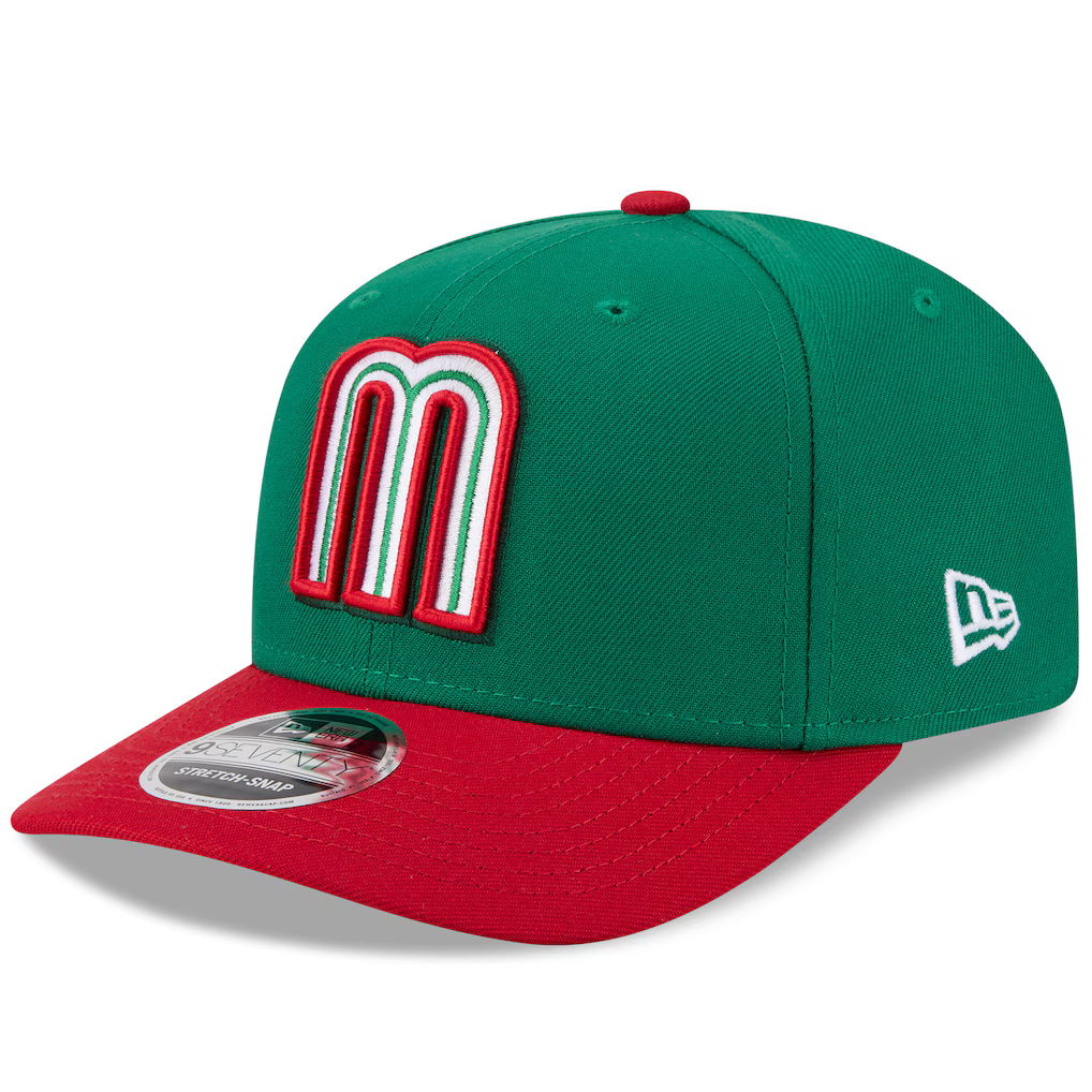 New Era Team Mexico 2026 World Baseball Classic 9SEVENTY Adjustable Hat - Green/Red
