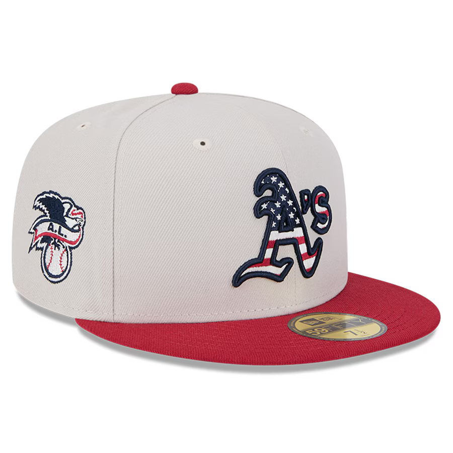 New Era Oakland Athletics Fourth of July 59FIFTY Fitted 2024