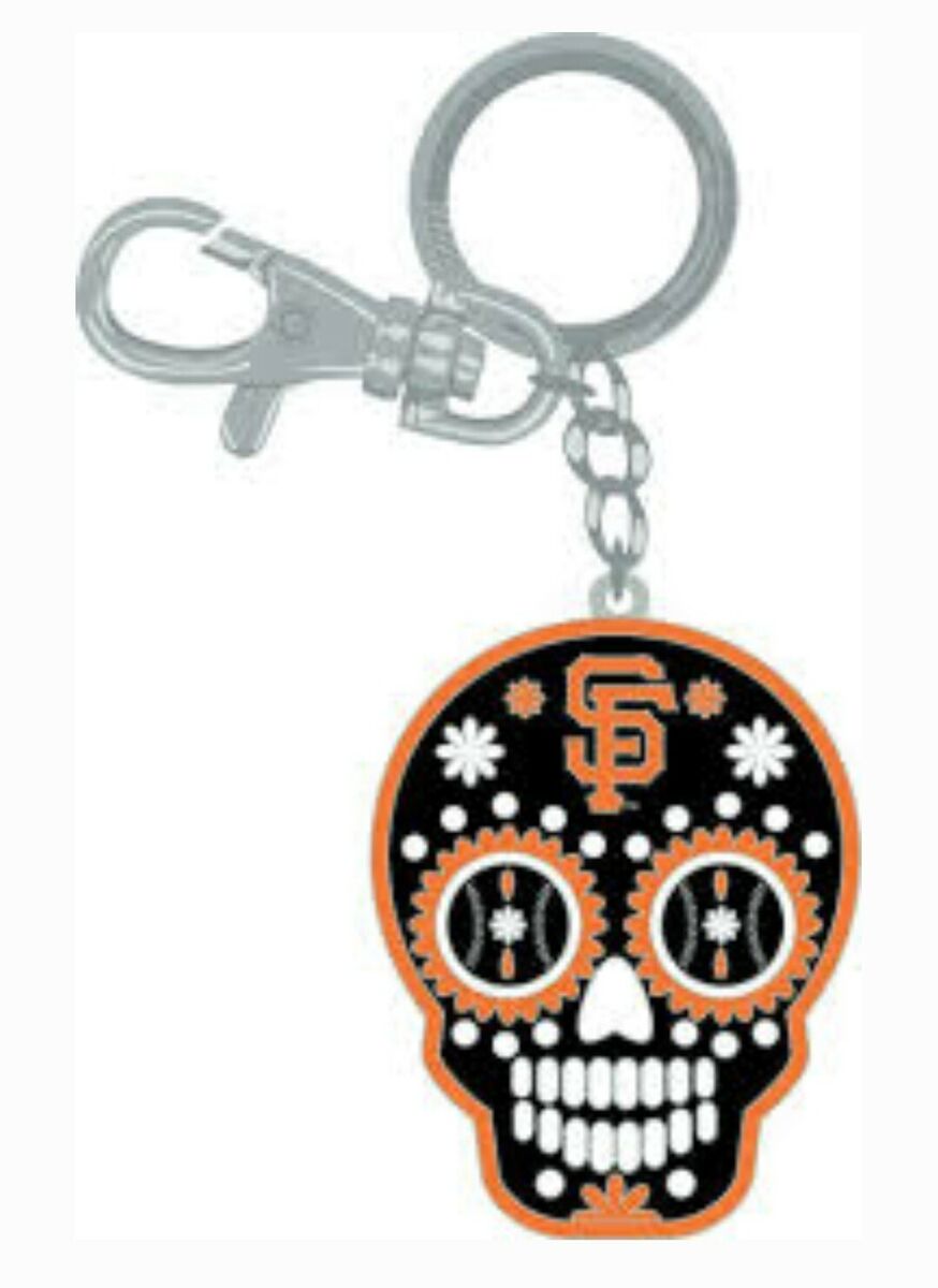 San Francisco Giant Sugar Skull Keychain