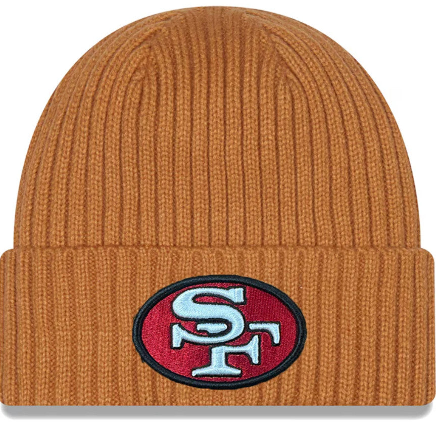 New Era San Francisco 49ers Color Pack Cuffed Knit- Khaki