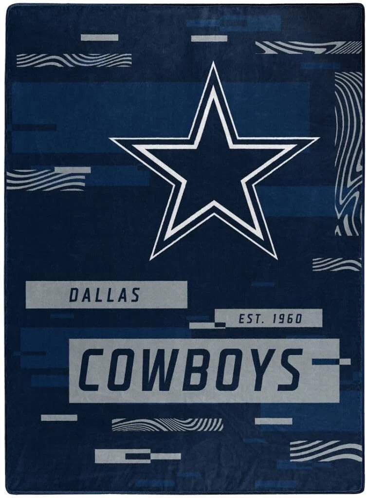 Dallas Cowboys NFL 60" x 80" Royal Plush Rashel Throw Blanket
