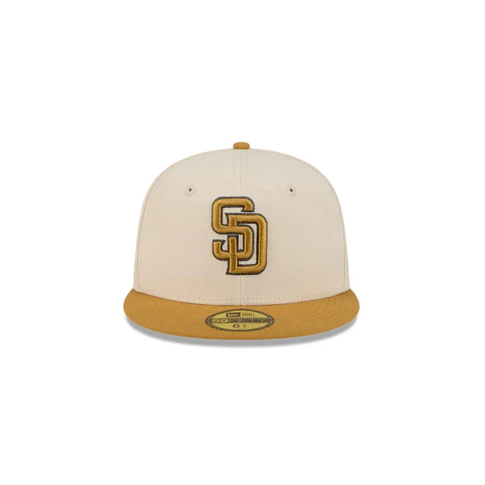 New Era San Diego Padres 2-Tone Color Pack 59FIFTY Fitted Hat-Light Beige/Khaki