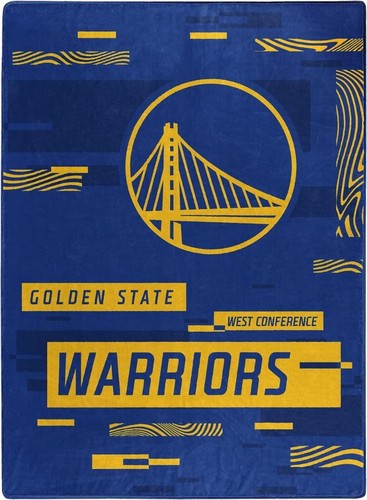 Golden State Warriors 60x80 Raschel Throw Blanket