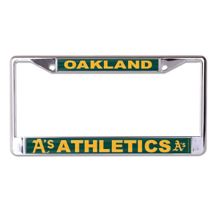 Oakland Athletics MEGA Lic Plt Frame S/L Printed