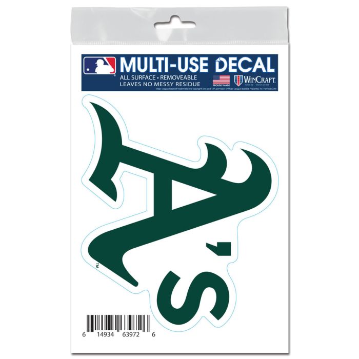 Oakland A's All Surface Decals 3" X 5"