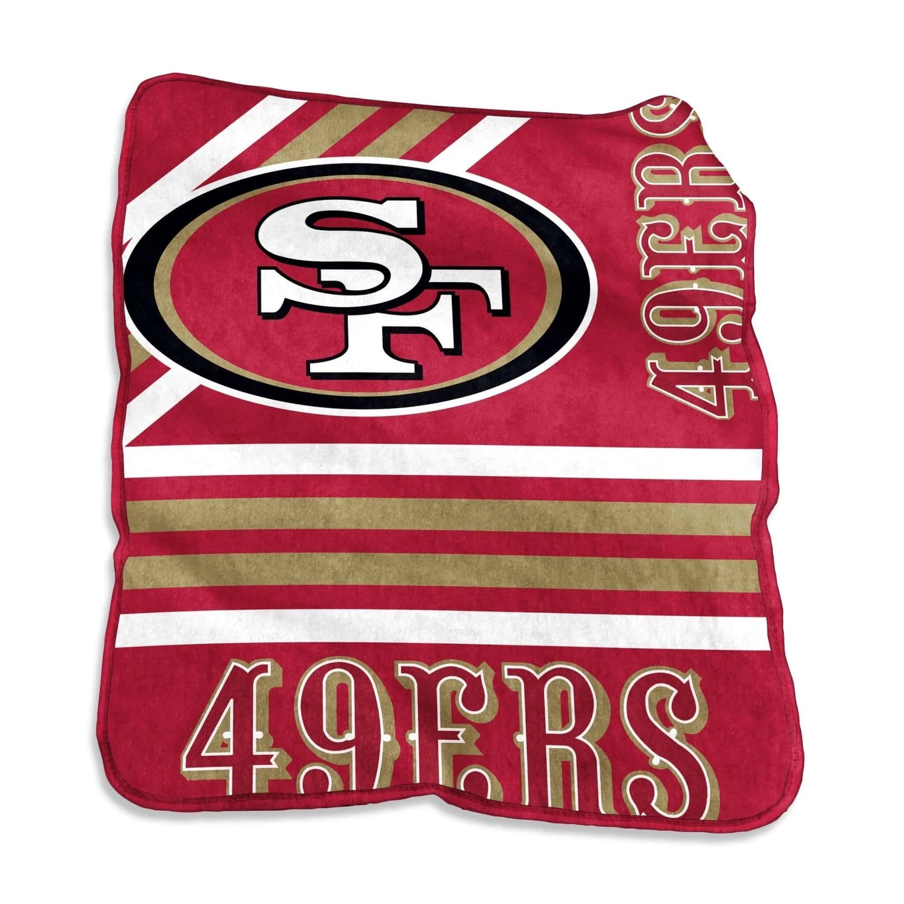 Logo Brands San Francisco 49ers Raschel Throw 50"x 60"