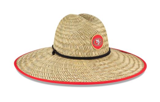 New Era San Francisco 49ers Training Camp Straw Hat - Natural