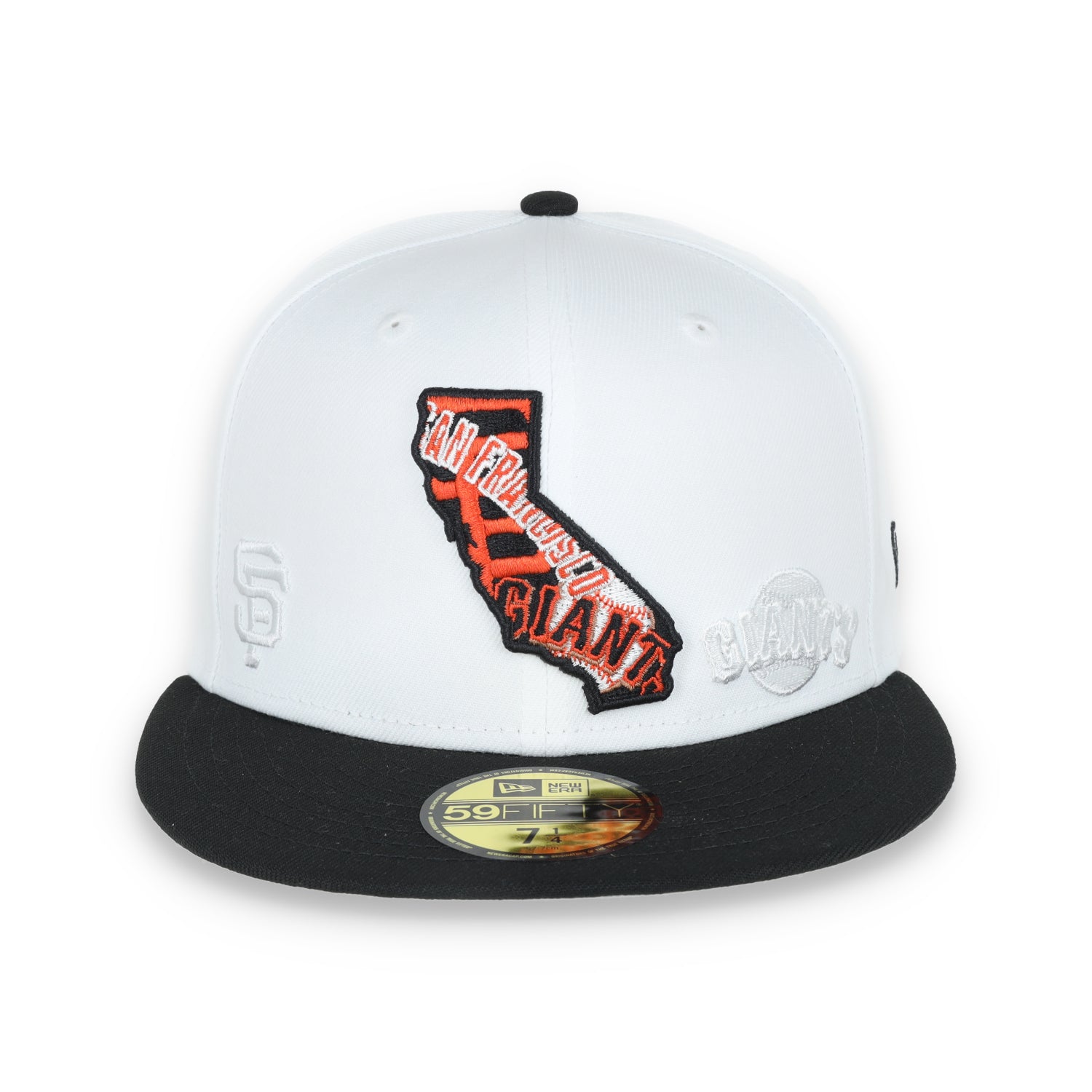 New Era San Francisco Giants State View E1 59FIFTY-White/Black