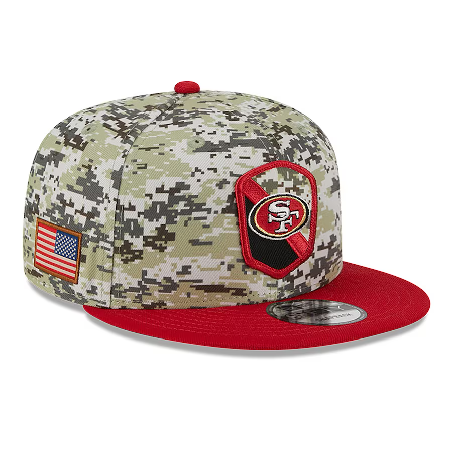 New Era San Francisco 49ers Salute to Service 2032 9FIFTY Snapback Hat-