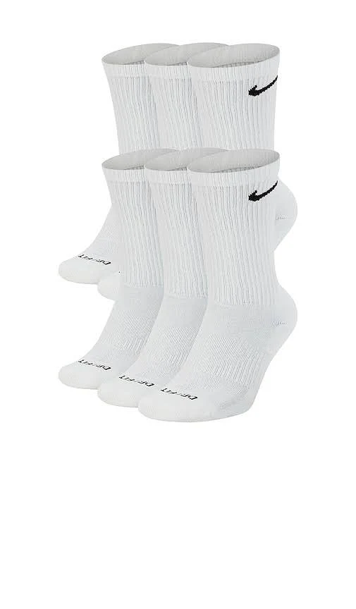 Nike Everyday Plus Cushioned Socks 3 Pairs white