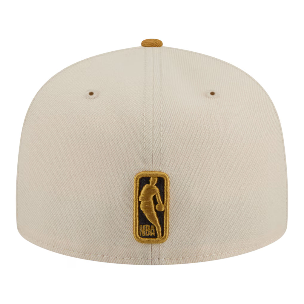 New Era Los Angeles Lakers 2-Tone Color Pack 59FIFTY Fitted Hat-Cream/Tan
