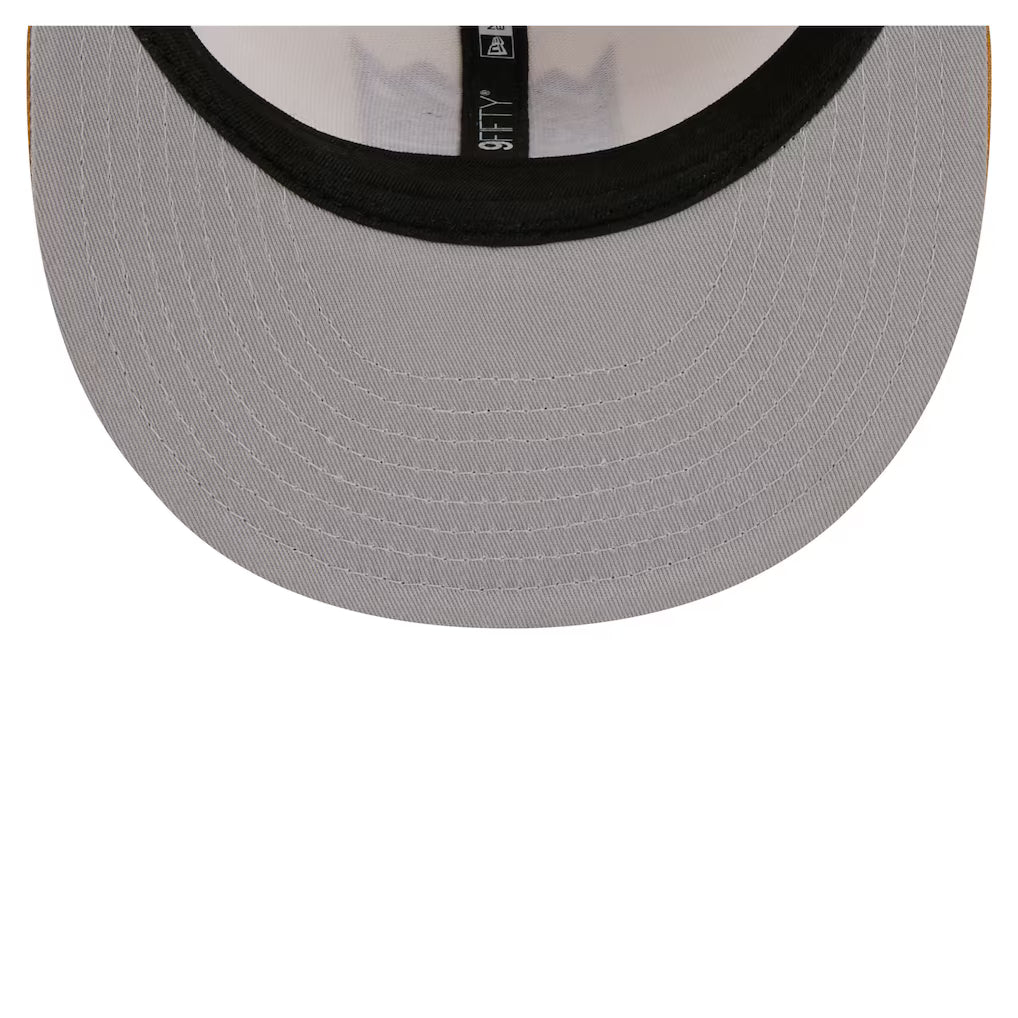 New Era Sacramento Kings Two-Tone Color Pack 9FIFTY Snapback Hat - Cream/Tan