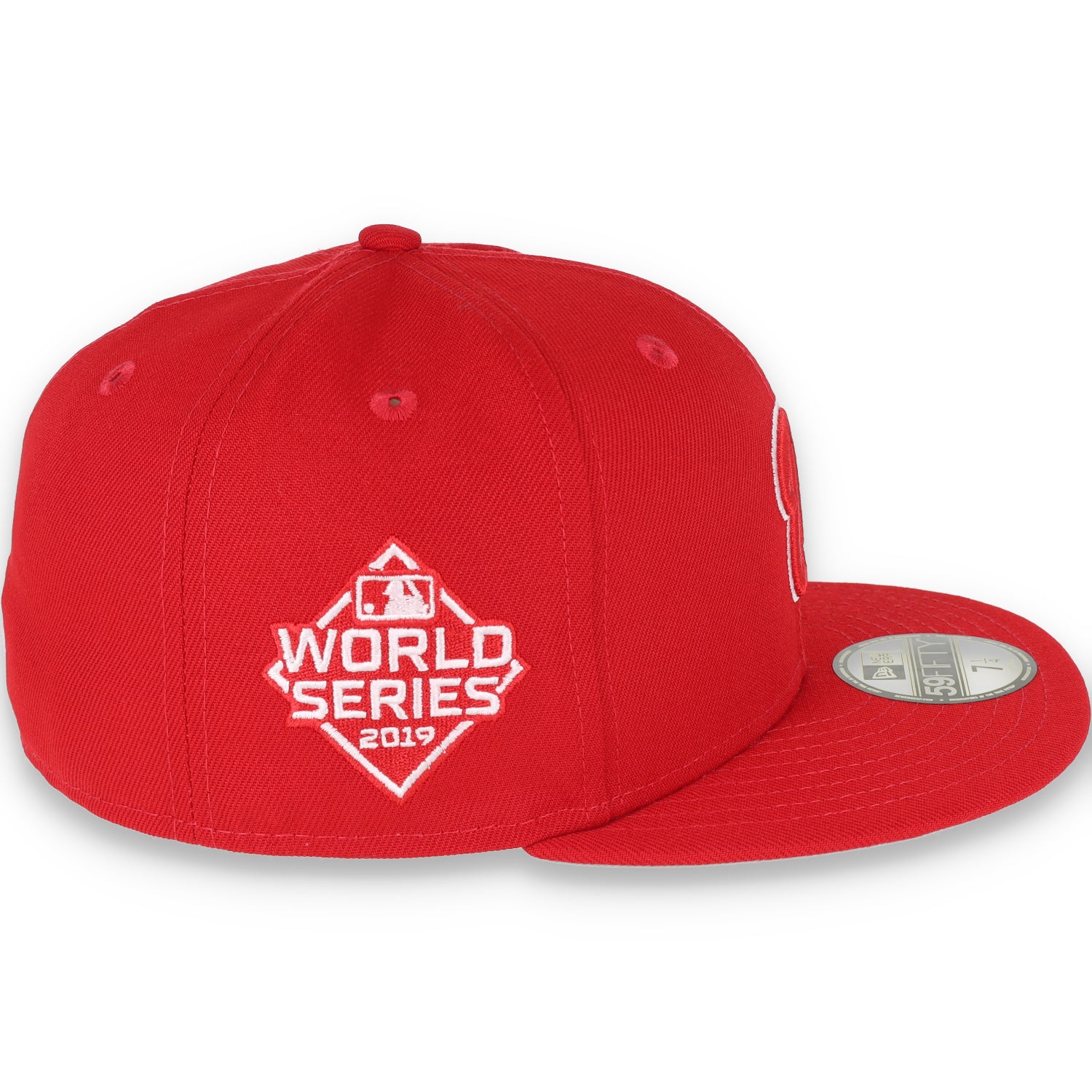 New Era Washington Nationals Side Patch 2019 World Series 59FIFTY Fitted Hat-Red/White