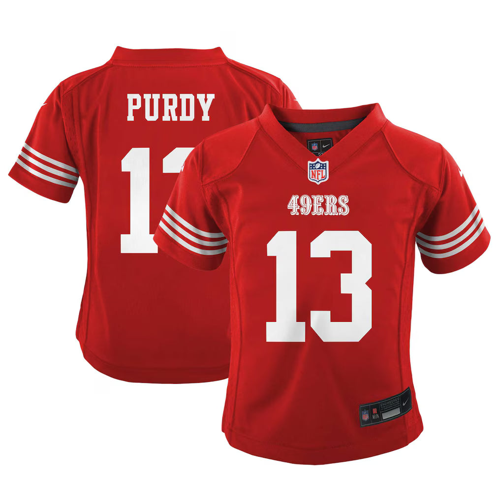 Nike Toddlers Brock Purdy Scarlet San Francisco 49ers Game Jersey